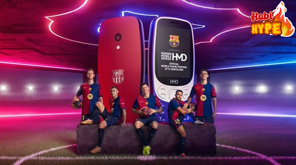 HobiHype HMD Barca 3210 Sang Design Nokia Legend Untuk Team Bola Legend