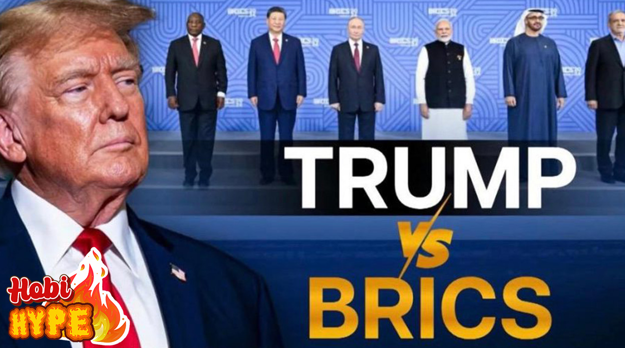 HobiHype Trump Marah Ke BRICS Ancam Kenaikan Tarif Pajak Termasuk Indon