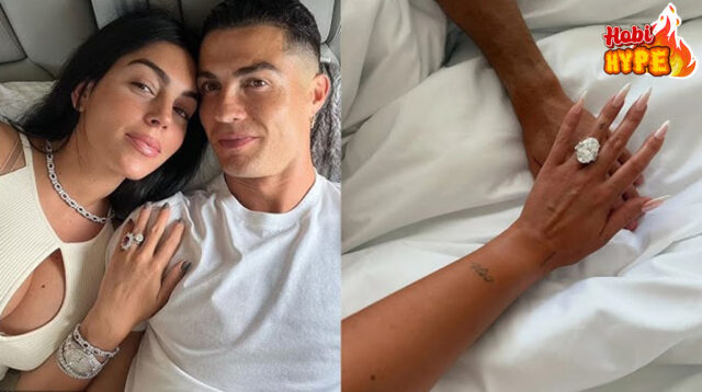 HobiHype Cristiano Ronaldo Akhirnya Melamar Georgina Rodriguez Dengan Cincin Berlian 42 Miliar