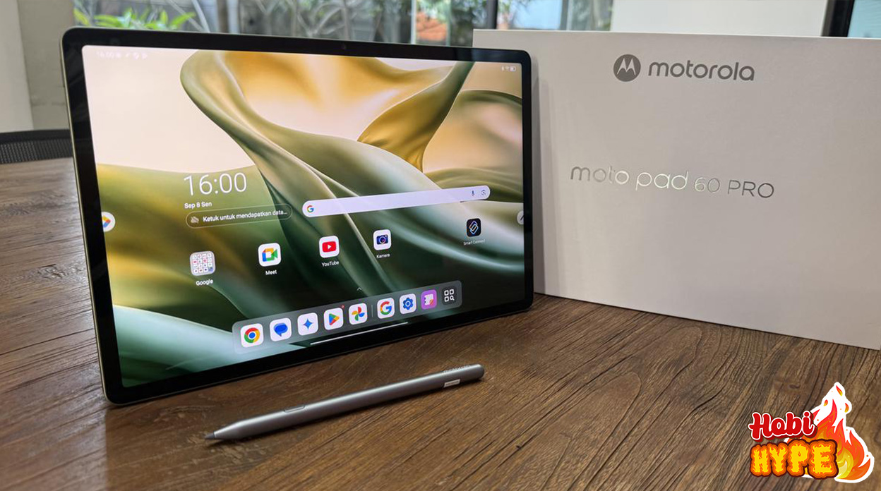 Hobi Hype Motorola Luncurkan Moto Pad 60 Pro di Indonesia Tablet 3K HD yang Siap Curi Perhatian