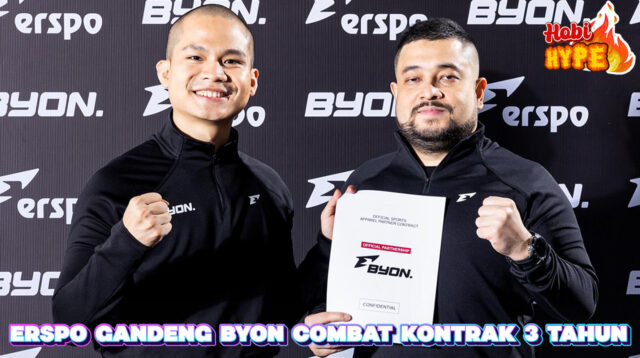 Hobi Hype Erspo Gandeng Kerja Sama Dengan Byon Combat Selama 3 Tahun