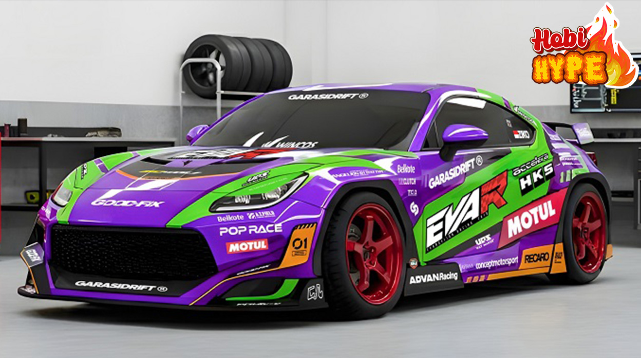 Hobi Hype Garasi Drift Indonesia Ramaikan Kolaborasi Epik dengan Tim Racing Evangelion Jepang