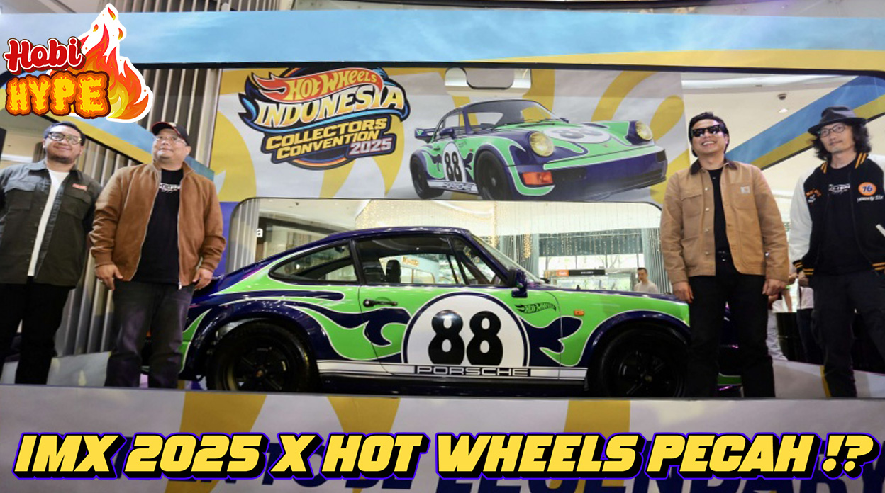 Hobi Hype IMX 2025 x Hot Wheels Pecah banyak Mobil Artis Di Pajang