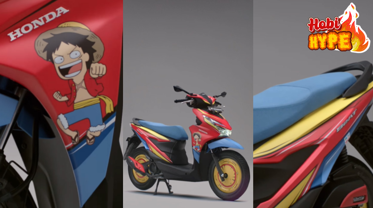 Hobi Hype Kolaborasi Epik Honda BeAT x One Piece x Tahilalats Limited Edition
