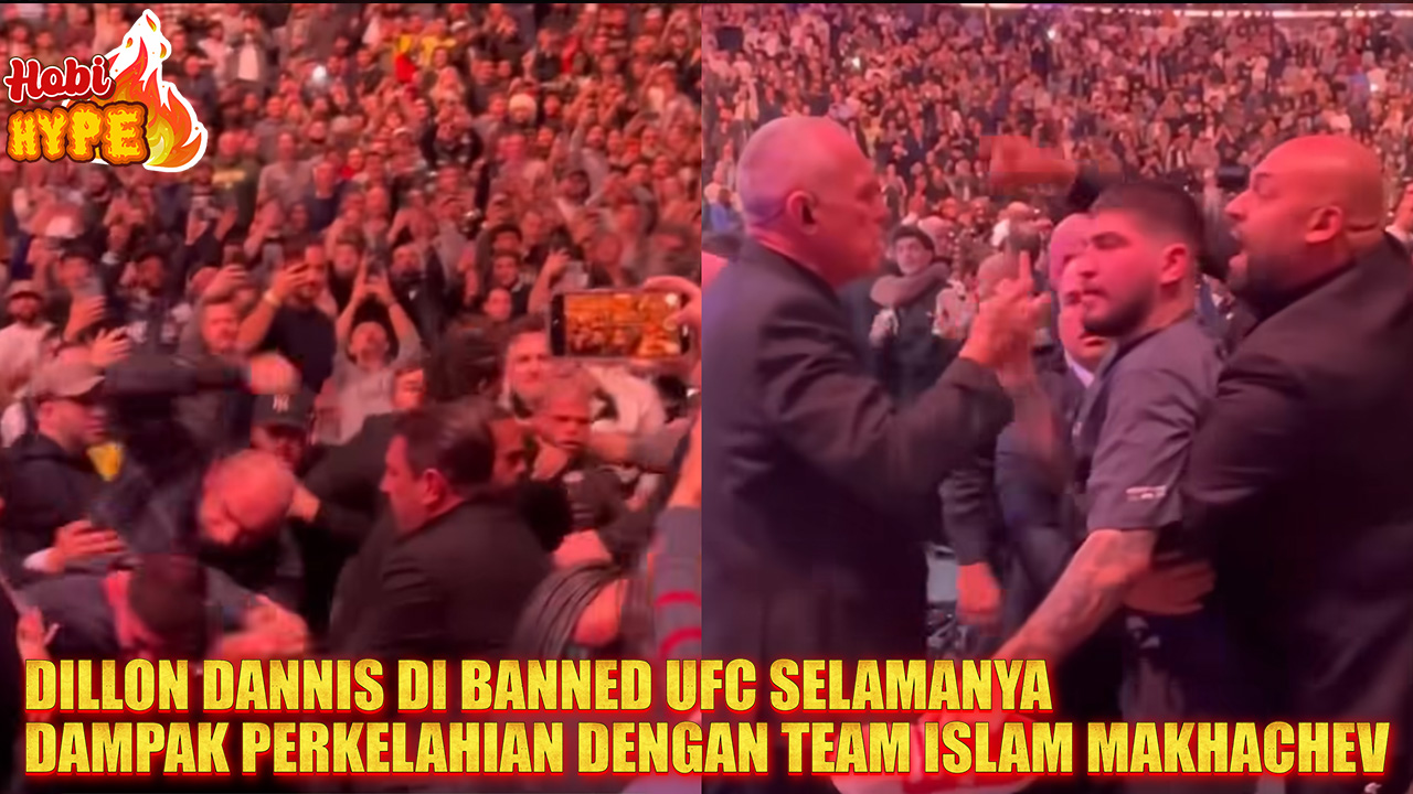 HobiHype Dillon Danis Dihajar Tim Islam Makhachev dan Beri Ban Seumur Hidup