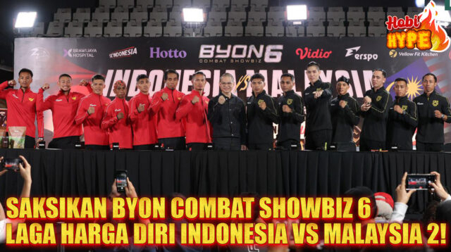 HobiHype Press Conference Kedua Byon Combat Showbiz 6 Meledak Trash Talk Membara Petarung Indonesia-Malaysia Saling Serang Habis-habisan