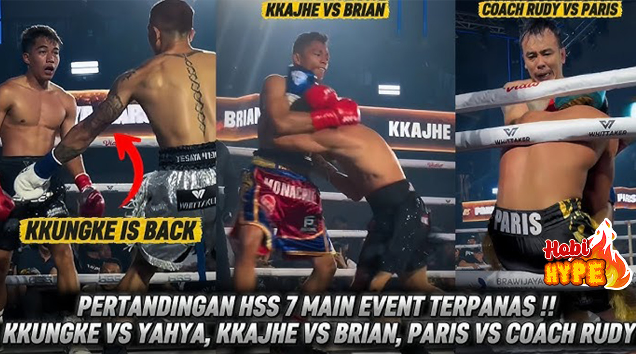 Hobi Hype Hasil HSS7 Redemption Tadi Malam Rudy Dominasi Paris, Dwi KO Aldo & Momen Paling Gila