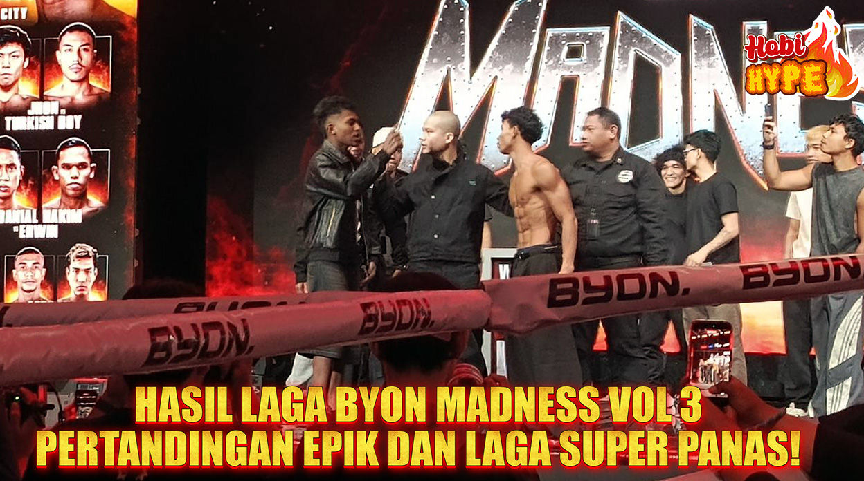 HobiHype Byon Madness Vol 3 Meledak Brutal! Nelson Juara Split Decision vs Dewa Aji, 11 Laga Sengit Banjir KO