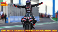 HobiHype Hasil Sprint Race MotoGP Amerika 2026 Jorge Martin Rebut Kemenangan Dramatis di Lap Terakhir