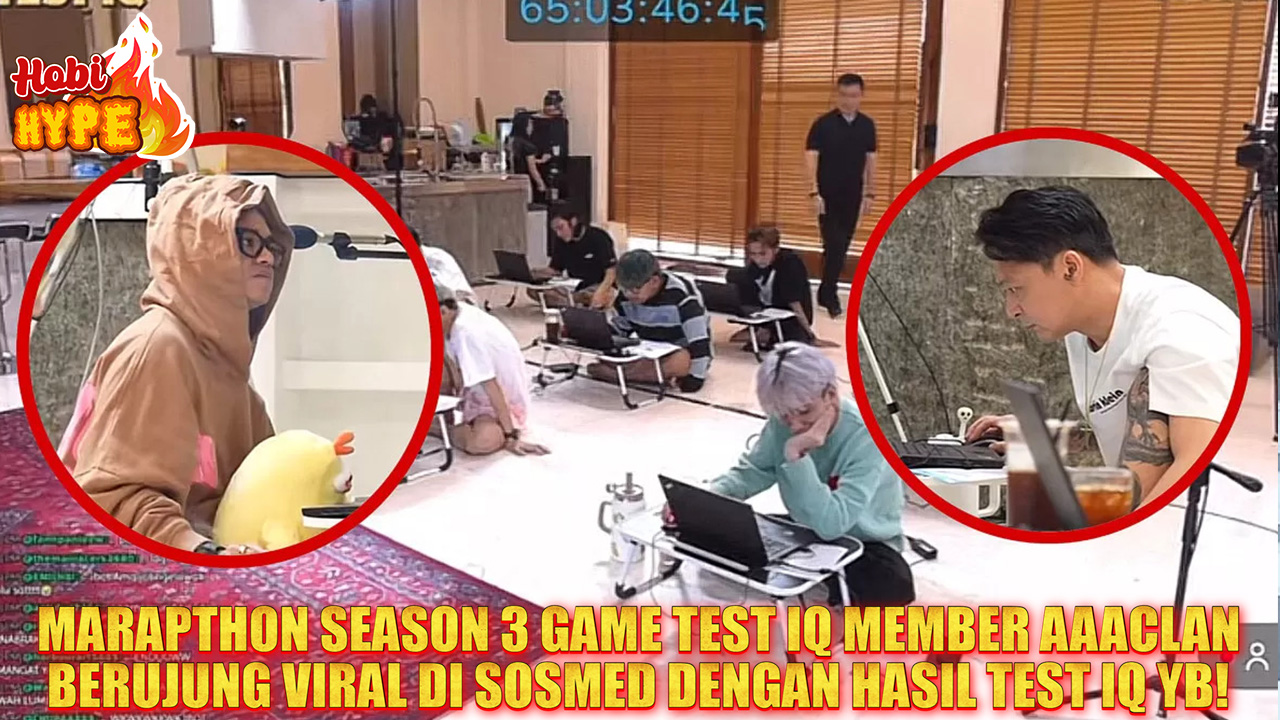 HobiHype Heboh! Hasil Tes IQ Reza Arap Cuma 85 di Marapthon AAA Clan